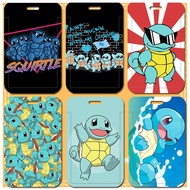 Anime Cartoon Pokemon Squirtle DIY Student Name Card Holder ID Card Cover ABS Protection MRT Case
