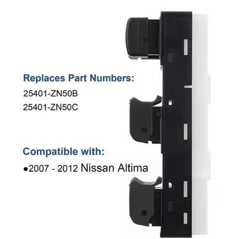 25401-ZN50C 25401ZN50C Front Left Side Power Window Master Switch For Nissan Altima 2007-2012 Infini