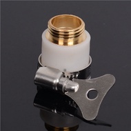 Universal Faucet Adapter Tap Connector Hose Pipe Copper Thread Fitting 1/2 Inch to 3/4 Inch 14-20mm