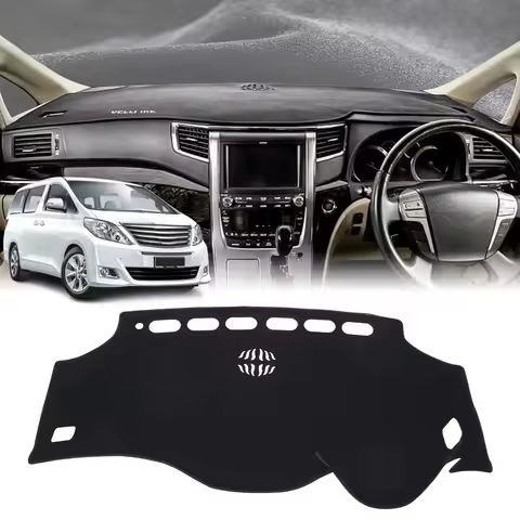 fit for Alphard Vellfire 20 AH20 2008-2014 RHD Dashmat DashMat Sunshade Dashboard Cover Pad Protecti