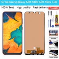 For Samsung galaxy A30 A30S A50 A50s LCD Display with frame Touch Screen Digitizer Assembly