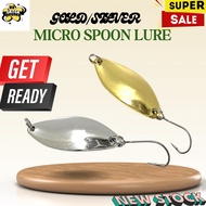 SPOON LURE Micro Spoon Fishing Bait for Haruan Sebarau Toman Siakap umpan casting umpan sudu