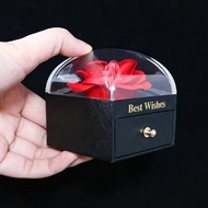 Flower Drawer Box Jewelry Gift Packaging Ring Necklace Storage Box Wedding Engagement Party Favors