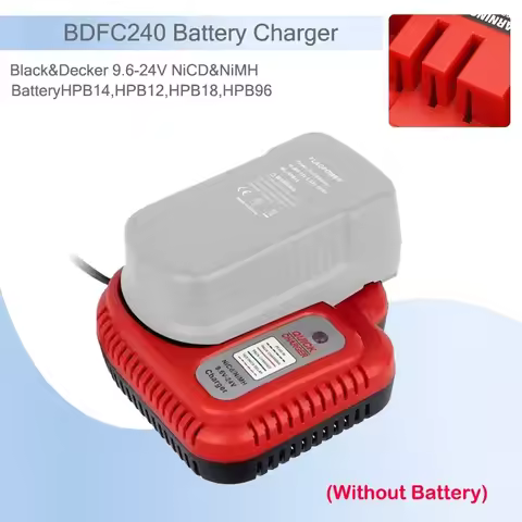 NEW BDFC240 Replacement Battery Charger For Black & Decker Ni-MH Battery Multi-Volt 9.6V/12V/14.4V/1