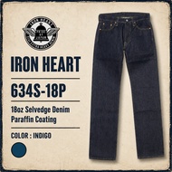 IRON HART denim Jeans [634S-18P] 18 oz Selvage Denim with Paraffin Coating