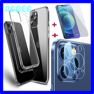 AGREG Tempered Glass for iPhone 14 Plus 13 11 Pro Max 12 Mini Camera Screen Protector Lens Film Cover Clear Flexible Thin Phone Case RTJYT