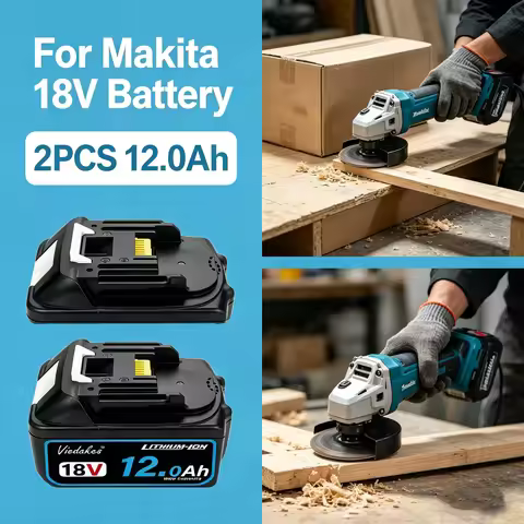 Stable for makita 18V battery, Compatible WITH 18v HR140D DDF487 DBO180Z DTD173 DGA404 DGA504 DTD171