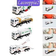 [Lacooppia2] Realistic Garbage Truck Toy Educational Sanitation Truck Car Model for Children 3+ Toddlers Valentine's Day Gift