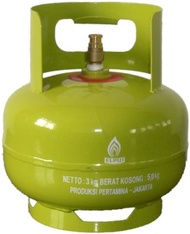 langsung kirim|| Tabung gas 3kg kosong BERGARANSI melon LPG 3KG Hijau murah SNI elpiji