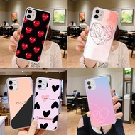 A-113 heart shape Silicone TPU Case Compatible for Samsung Galaxy A71 M02S A12 A11 A51 A02 M02 A22 A02S A21S A01 Cover Soft