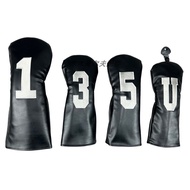 Golf Digital Wood Cover No. 1 Wooden Fairway Wood Iron Wood No. 135 Pole Head Ball Head Protective C