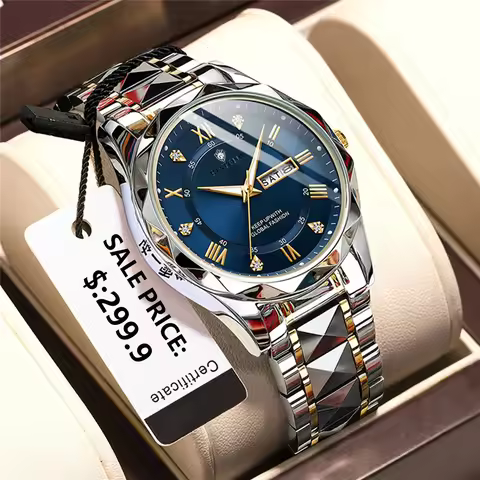 New Dress Diamond Watch Men Swiss Brand High Quality Top Mens Automatic Digital Gold Watches For Man