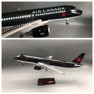 FW 47cm Air Canada Plane Model a320 Diecast Resin 1/80 Scale Aircraft W Light and Wheel Collected Gi