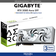 GIGABYTE GeForce RTX 5080 AERO SFF | 16GB GDDR7 | OC Edition | Graphics Card (GV N5080AERO OC-16GD)