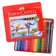 Faber-Castell 輝柏 水性色鉛筆鐵盒裝 24色