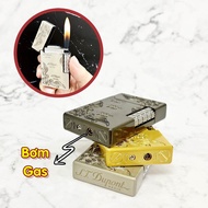 Bật lửa Dupont hình hoa văn ( s.T.Dupont ) - ( xài gas ) M -11