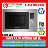 LIVINOX LMW-928 Built In Microwave Oven WIth Grill Function 28 Litres