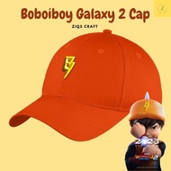 Cute Fashion Topi Boboiboy Galaxy 2 with BoBoiBoy logo Hat Chilrd