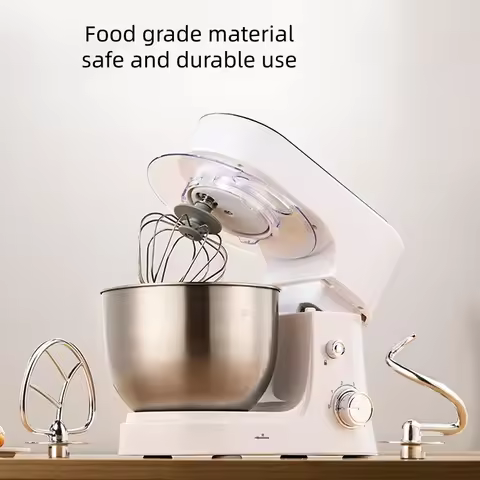 4L Chef machine household small dough kneader dough mixer electric cream whipping countertop egg bea