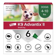 K9 Advantix II Small Dog Vet-Recommended Flea, Tick & Mosquito Treatment & Prevention | Dogs 4-10 lb