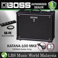 Boss Katana 100MKII 100 Watt Amp Guitar Speaker Amplifier with GAFC Foot Controller MK2 (Katana100 MKII)