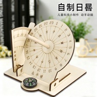 Technology Small Craft Handmade Equatorial Sundial Scale Model Ancient Timepiece Children's Sun Cloc