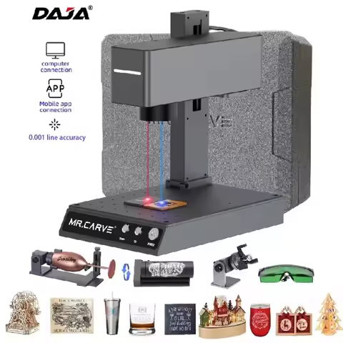 MR.CARVE M4 Pro Laser Engraver Fiber Laser Marking Machine 70x70mm Area Engraving Machine for All-Me