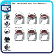 LAYAR Ringke Samsung Galaxy Watch 6 Classic Bezel Styling Screen Protector