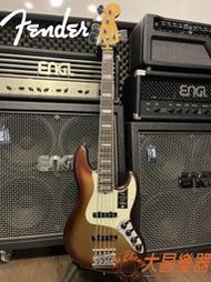 **大昌樂器* FENDER AM ULTRA JAZZ BASS V (Mocha Burst) 電貝斯 公司貨