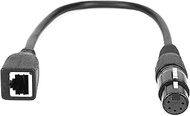 Acogedor 5 Pin XLR to RJ45 Adapter Cable, XLR 5-Pin Female to RJ45 Female Adapter Converter, 30cm/0.