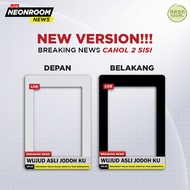 2 SIDES BREAKING NEWS PHOTOCARD HOLDER | PC HOLDER | CAHOL WJUD MY SOULMATE CARD CASE (NCT, SEVENTEE