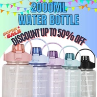 Tumbler 2 liter / 2000 ml Tumbler Water Bottle for Sports Activity Tumbler Straw ( Tambler/Tubigan)