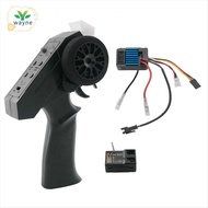 2.4G 2 Channel Remote Controller Kit Transmitter Receiver 50A ESC for  MN88K RC Car Upgrade Parts