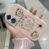 Case For OPPO A58 5G A78 5G A58X 5G A1X A2X 5G A58 4G Phone Smile Garden Umbrella Shockproof Round A