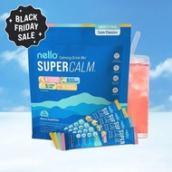 Nello Supercalm Variety Pack - Original Flavors - Calming Drink Mix with KSM-66 Ashwaghanda, Vitamin