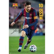 erik【梅西 Messi】巴塞隆納足球俱樂部 FC BARCELONA-進口海報