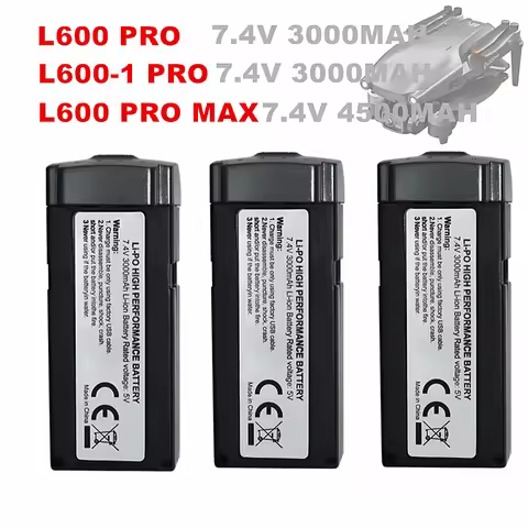 Original L600 PRO/L600-1 PRO/L600PRO MAX Drone Battery 7.4V 3000MAH/4500MAH Lipo Battery For L600-1 