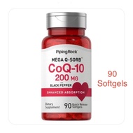 CoQ10 200 Mg + Black Pepper 90 Softgels