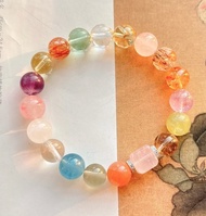 天然白水晶 海藍寶 檸檬黃水晶 太陽石 粉晶方糖 黑錦超七發晶