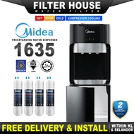 [INSTALL] Midea Water Dispenser Floorstanding Hot Normal Cold 1635S - 4 Antibacterial Filter (Halal 