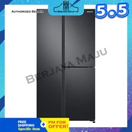 Samsung 670L 3 Door Side By Side Inverter Refrigerator RS63R5591B4/ME (Black) RS63R5591B4