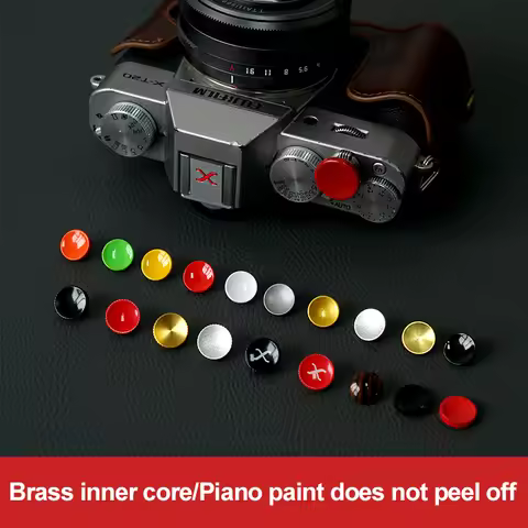 Camera shutter Release button Metal Brass Flash button camera accessories for fujifilm x-t10 nikon f