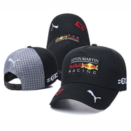 หมวก หมวกแก๊ปปีกโค้ง Snapback Cap - Redbull : ASTON MARTIN ดำ