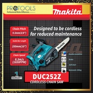 MAKITA CORDLESS CHAIN SAW DUC252Z / DUC252PM4 | 18VX2 | 250MM (10") [MAKITA CHAINSAW]