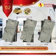 Isotech KTE Series 3P 20A 35A 63A Weatherproof Isolator 【Made In Malaysia】