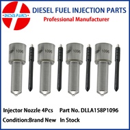 4Pcs Diesel Fuel Injector Nozzle Tips DLLA158P1096 093400-1096 for ISUZU Elf N Series 4HK1 6HK1 4JJ1