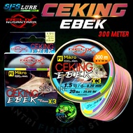 PE Ceking ebek 300meter multicolor PE Relix nusantara fishing line pe line fishing line Pe x4 pe x8 