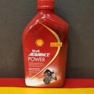 Shell Lubricant Oil Advance Power 15W-50 (Minyak Hitam Motor)