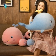QUANTUMSKY Whale Plush Toy Children Gift Marine Life Plush Toy Plushie Dolls Soft Whale Pillow Carto