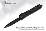 【angel 精品館 】Microtech Makora DLC鑲嵌黑鋁柄 聖螞蟻 _206-3DLCTBISH